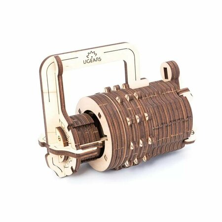 UGEARS Combination Lock Wooden 3D Model Kit UTG0017